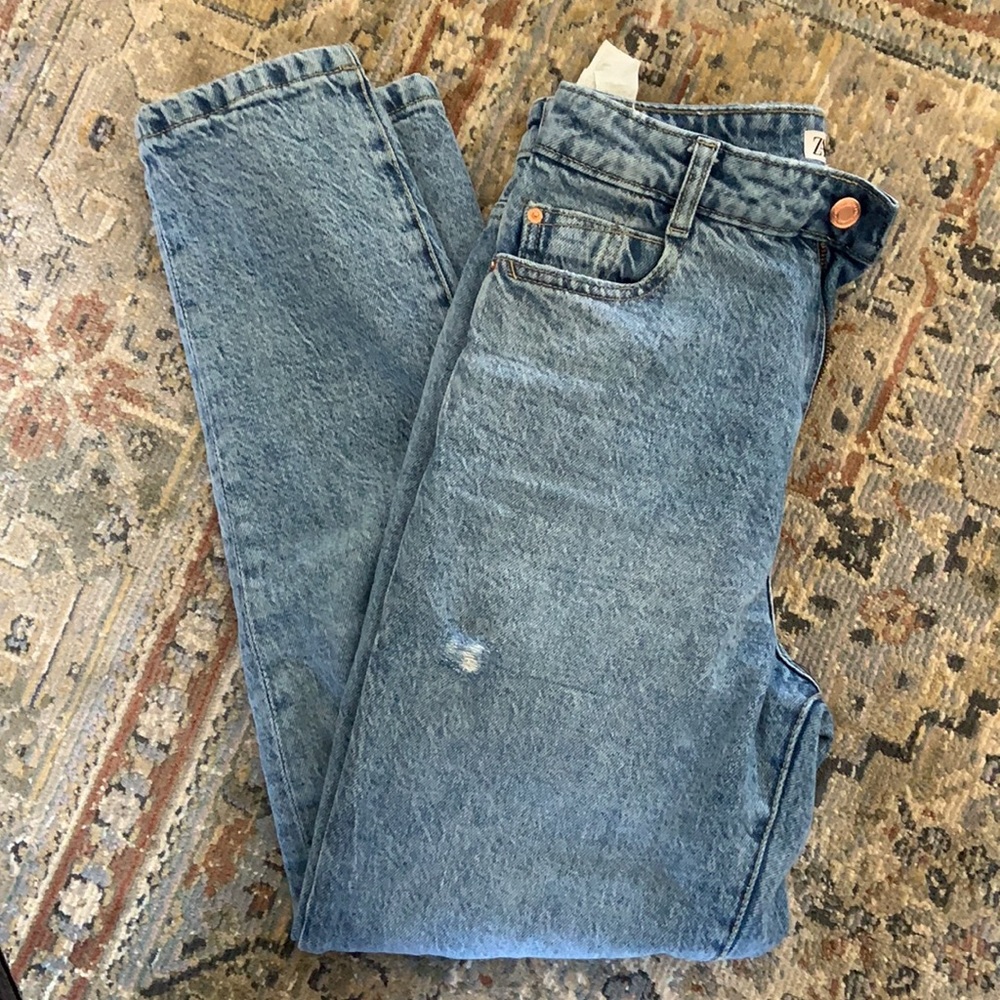 Zara mom jeans
